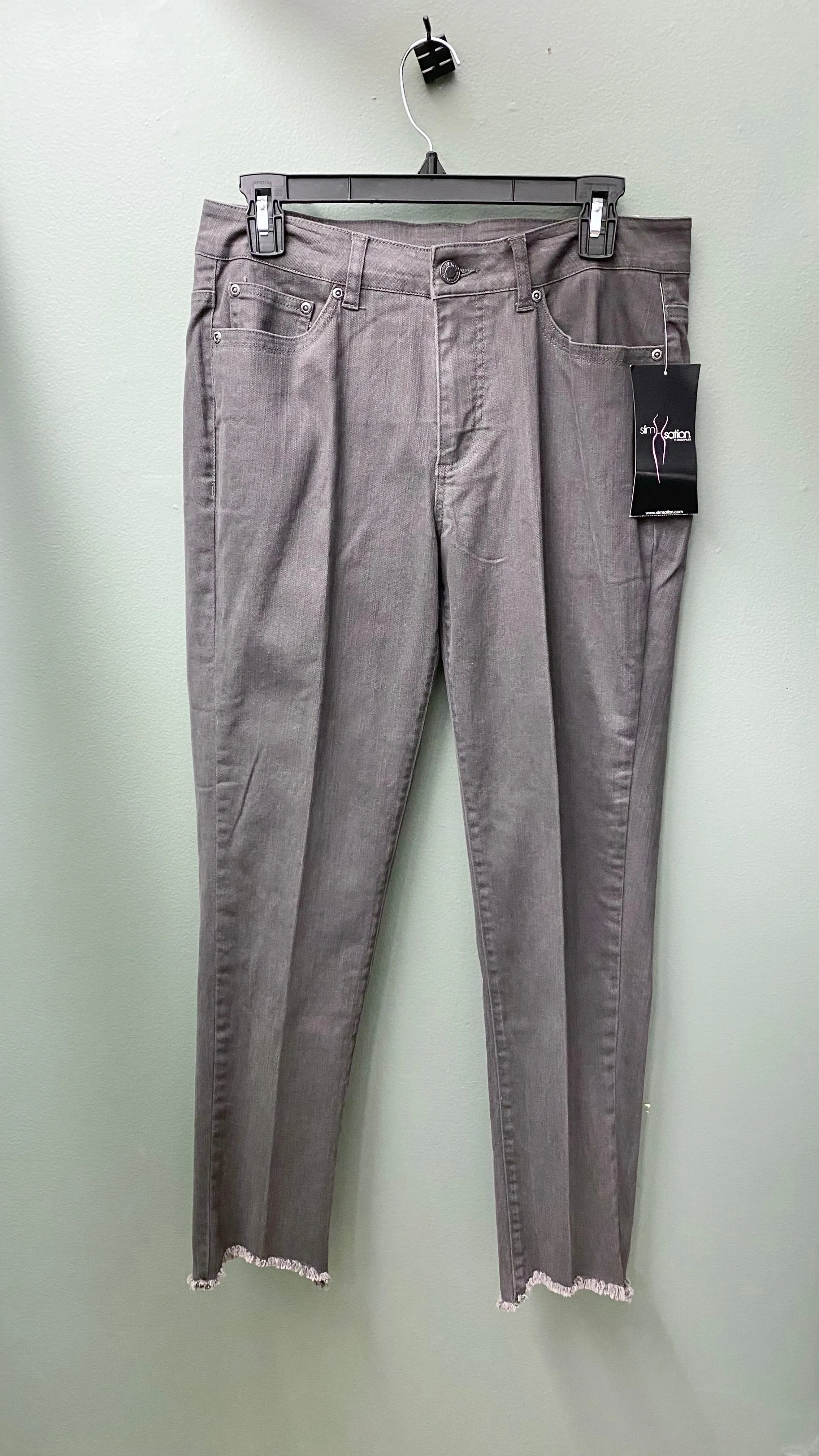 * Multiples Slim-Sation Grey Crop Pant