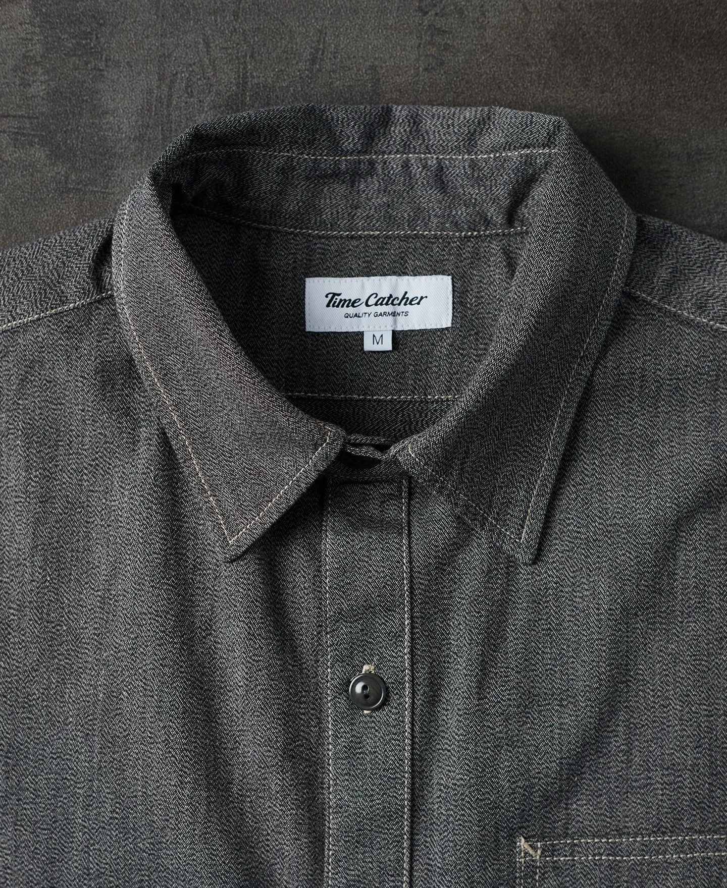 1930s Jaspé Workshirt - Dark Gray