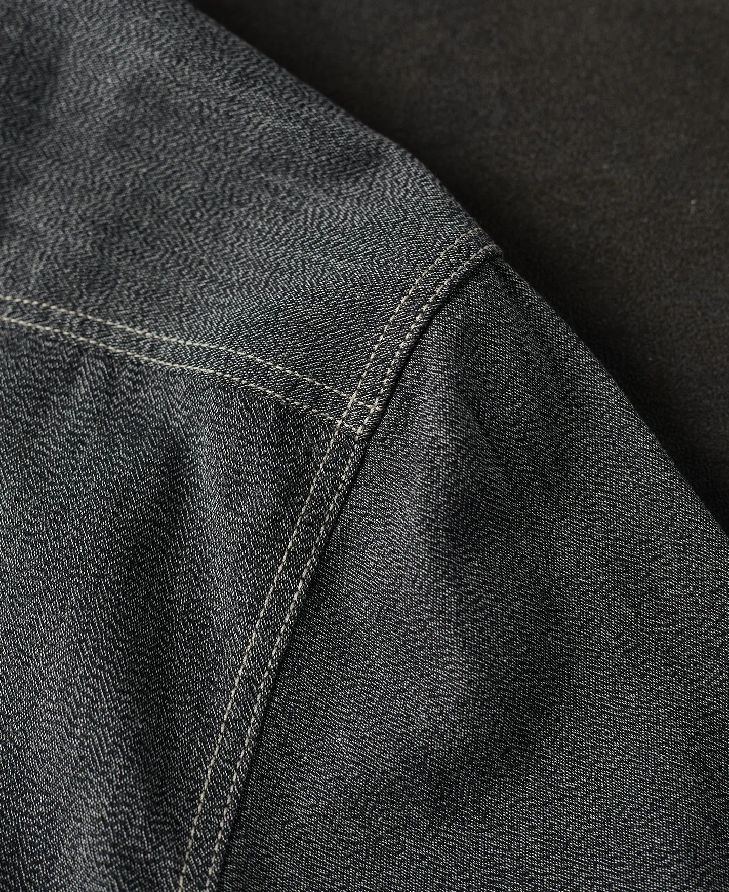 1930s Jaspé Workshirt - Dark Gray