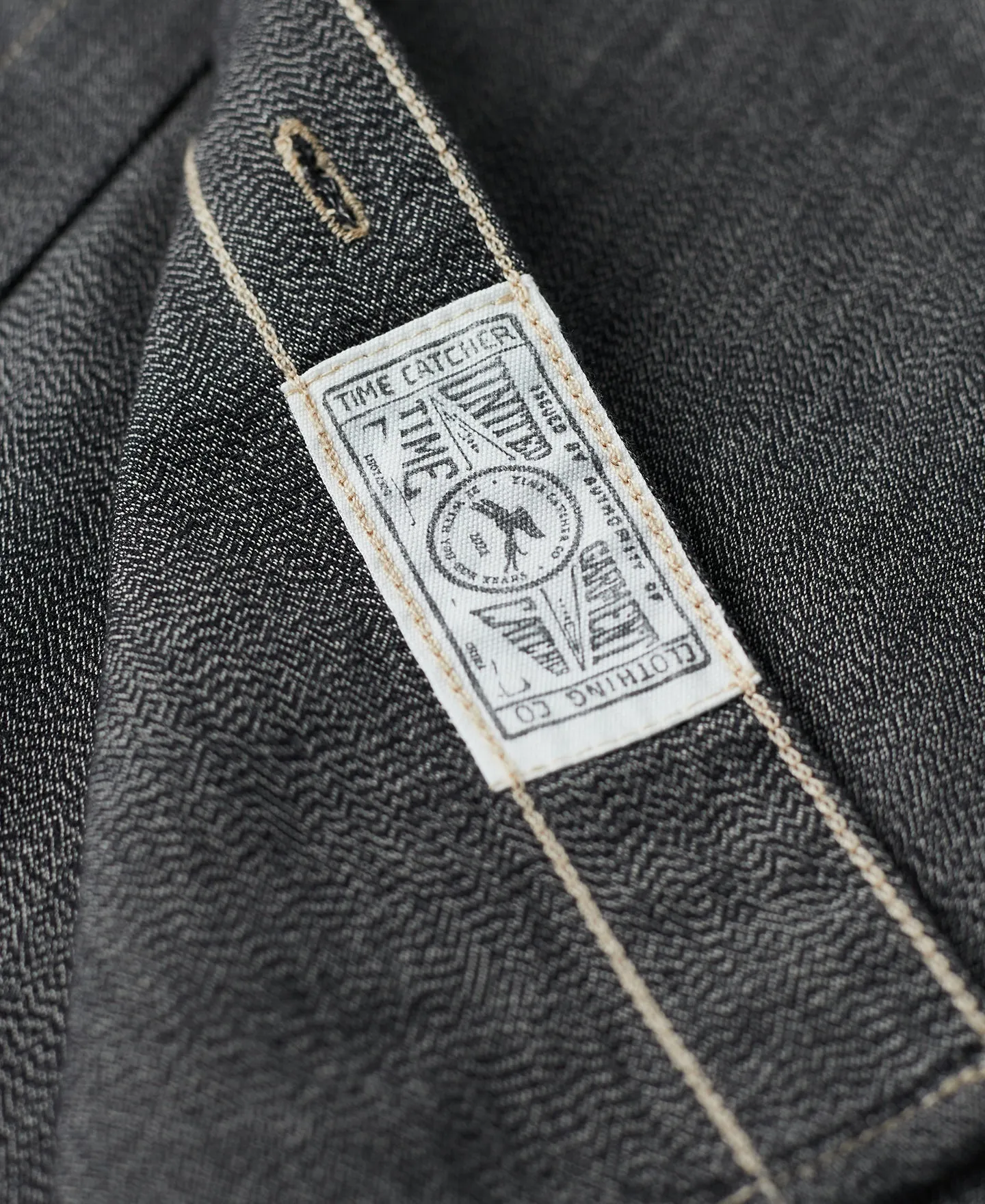 1930s Jaspé Workshirt - Dark Gray