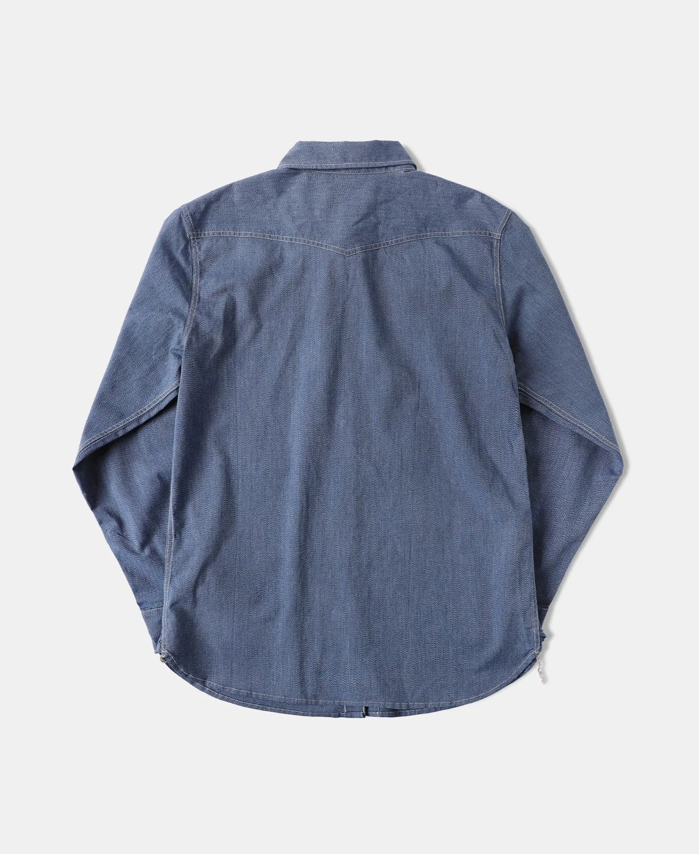 1930s Jaspé Workshirt - Grayish Blue