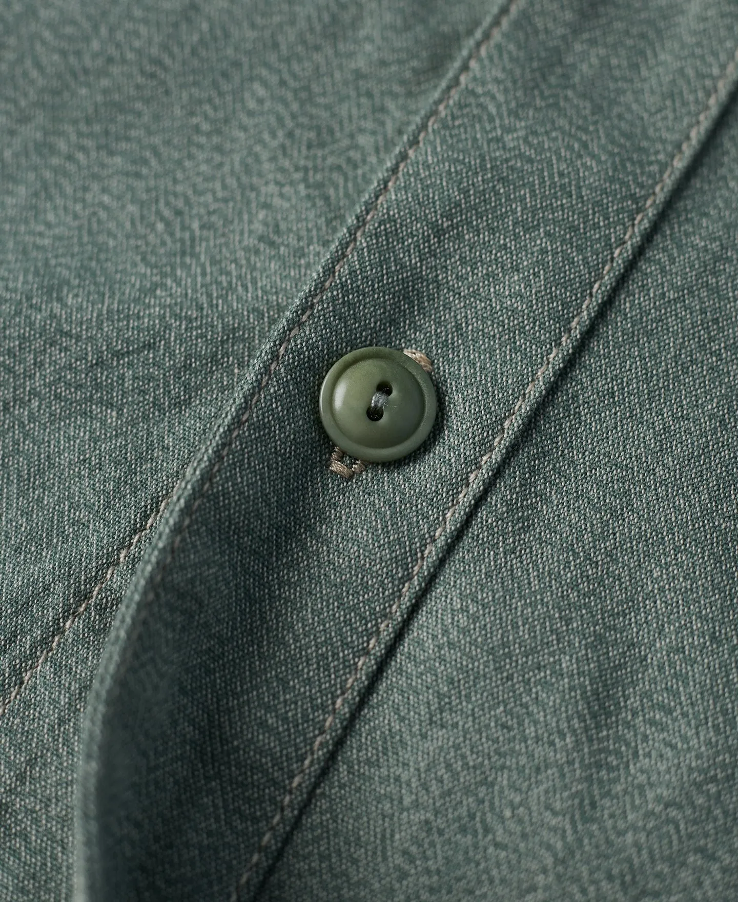 1930s Jaspé Workshirt - Sage