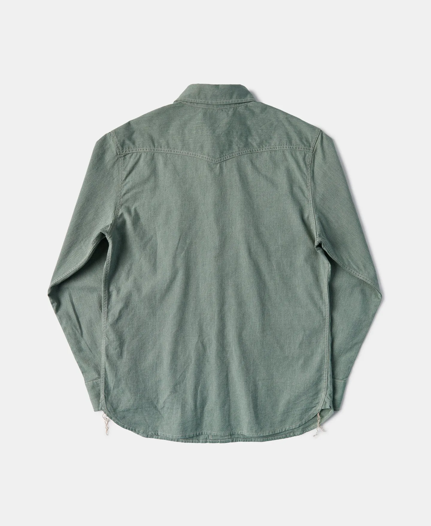 1930s Jaspé Workshirt - Sage