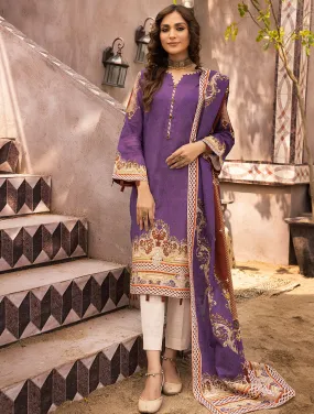 3 Piece Unstitched Khaddar Suit KKH-1499