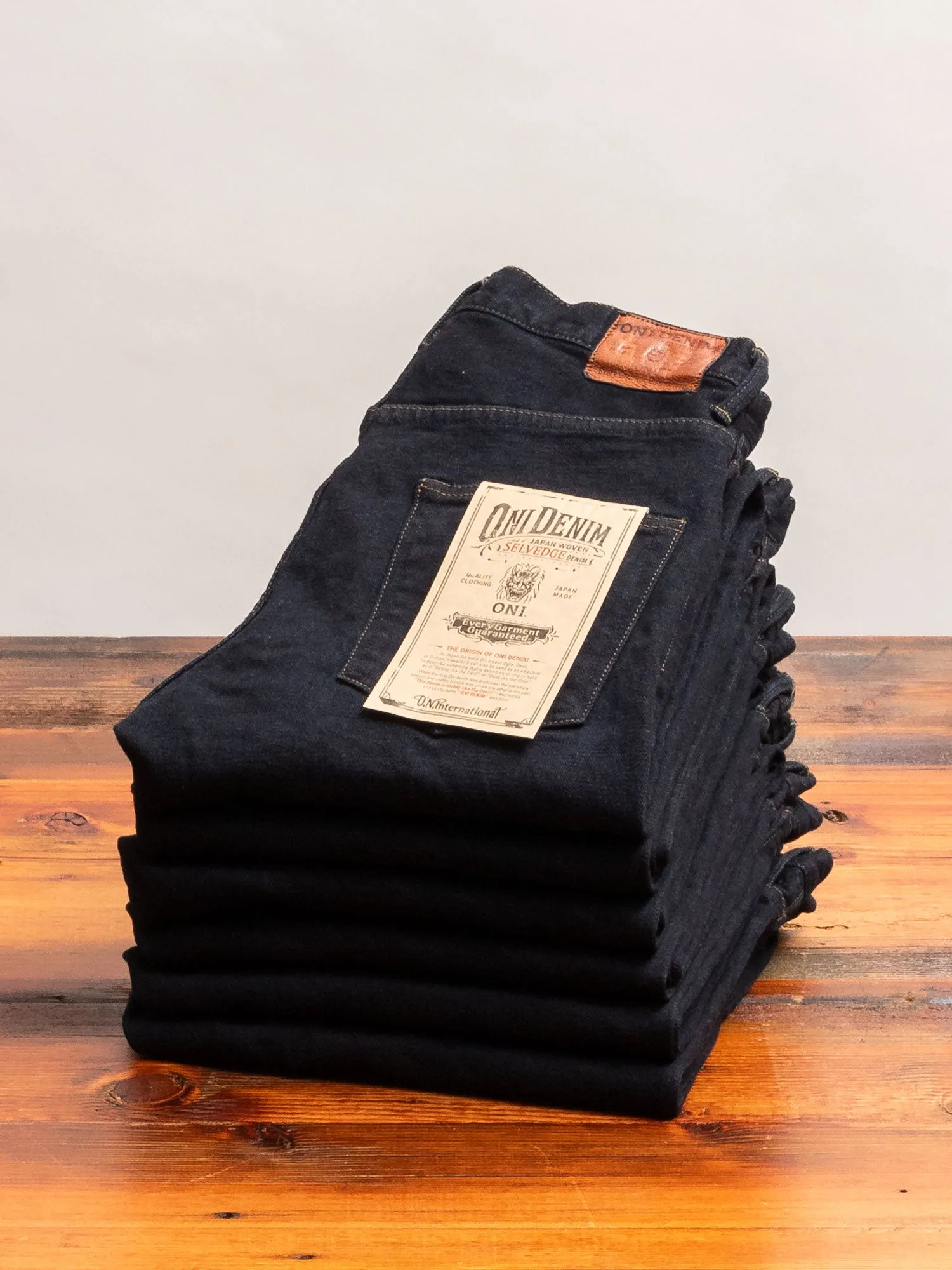 922S-DGY "Charcoal Overdye" 15oz Stretch Selvedge Denim - High Tapered Fit