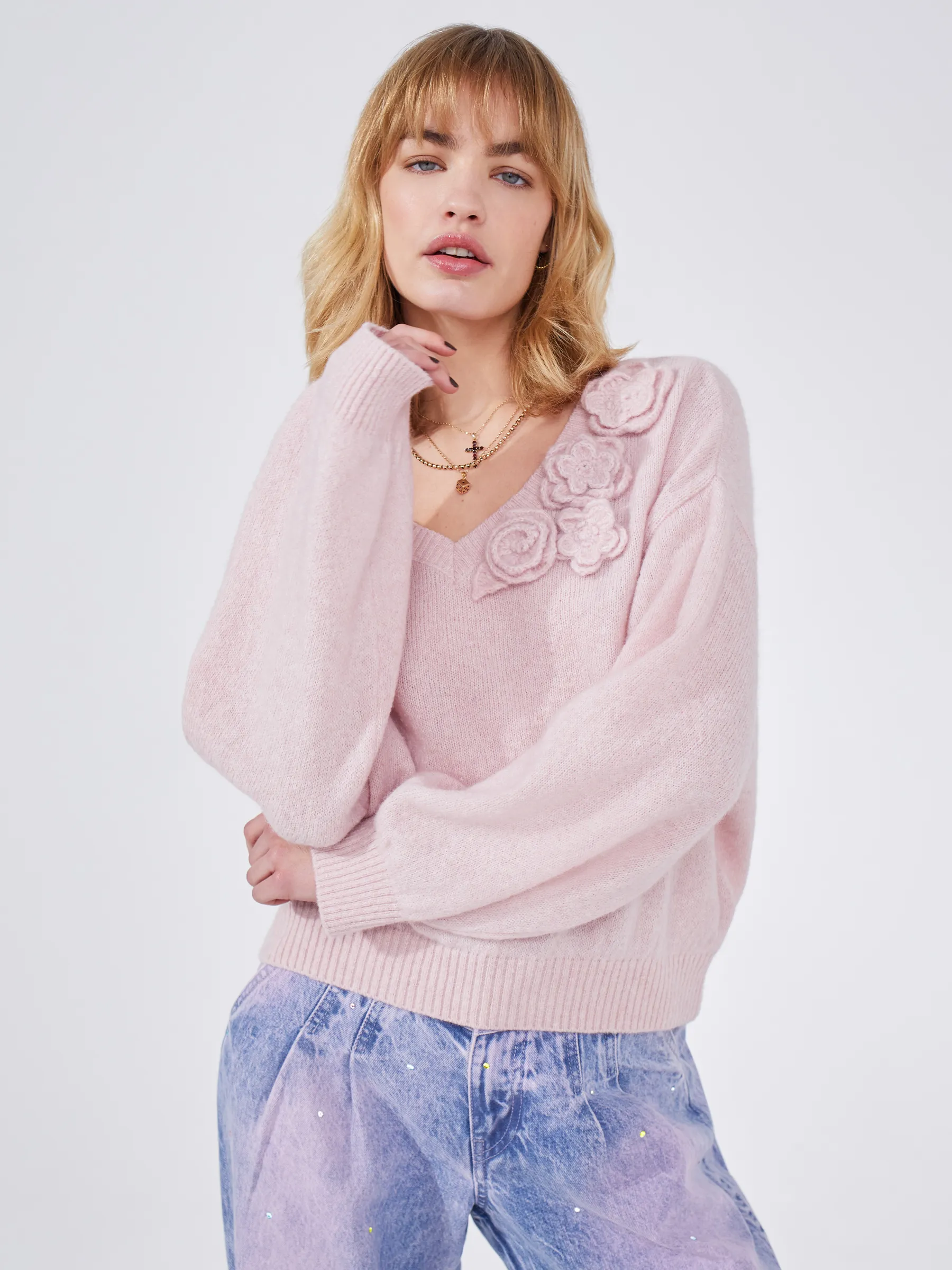 Alma Alpaca Jumper Pink