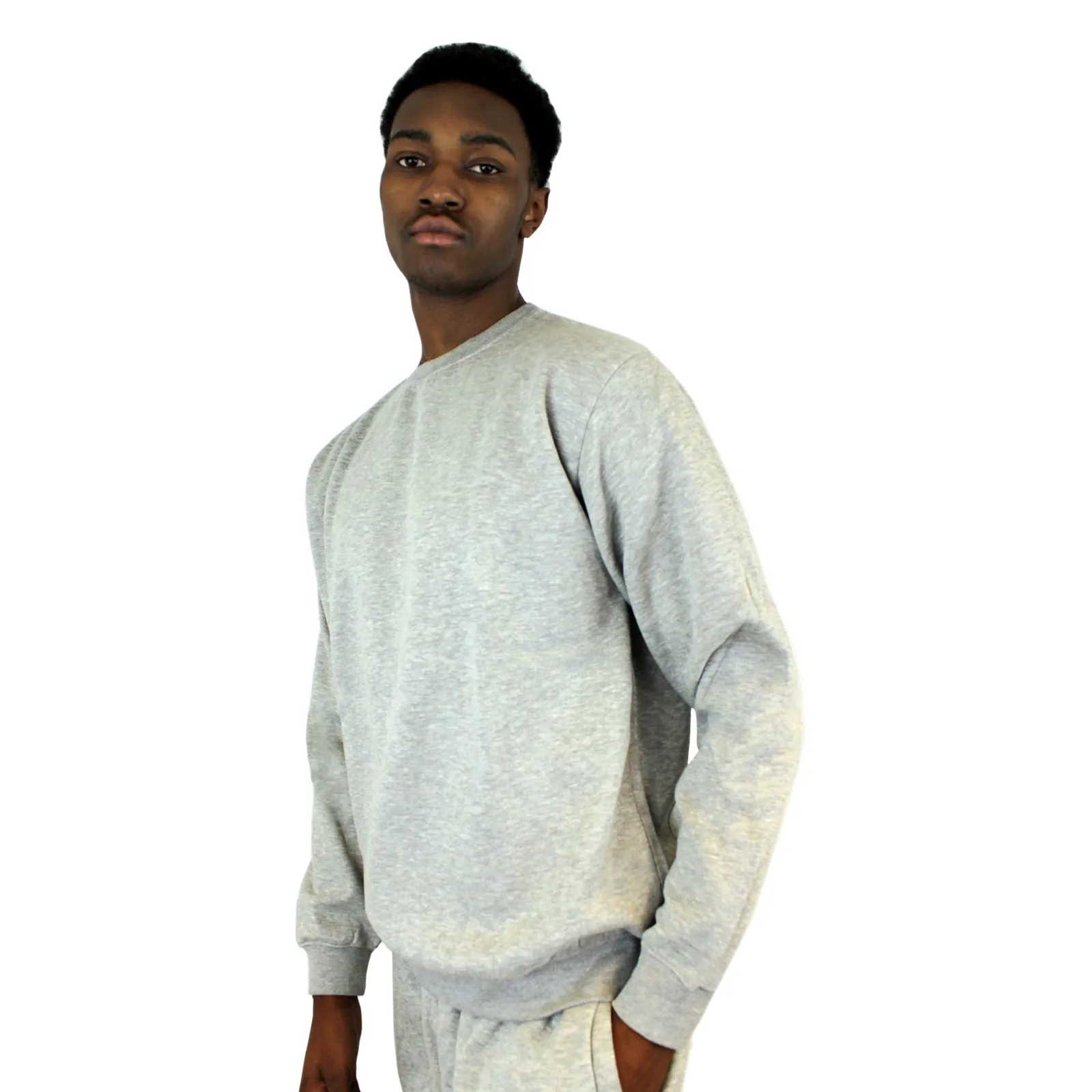 AMOS Mens Plain Sweatshirt Sweater Jumper Top Casual Jersey Slim Fit Cotton