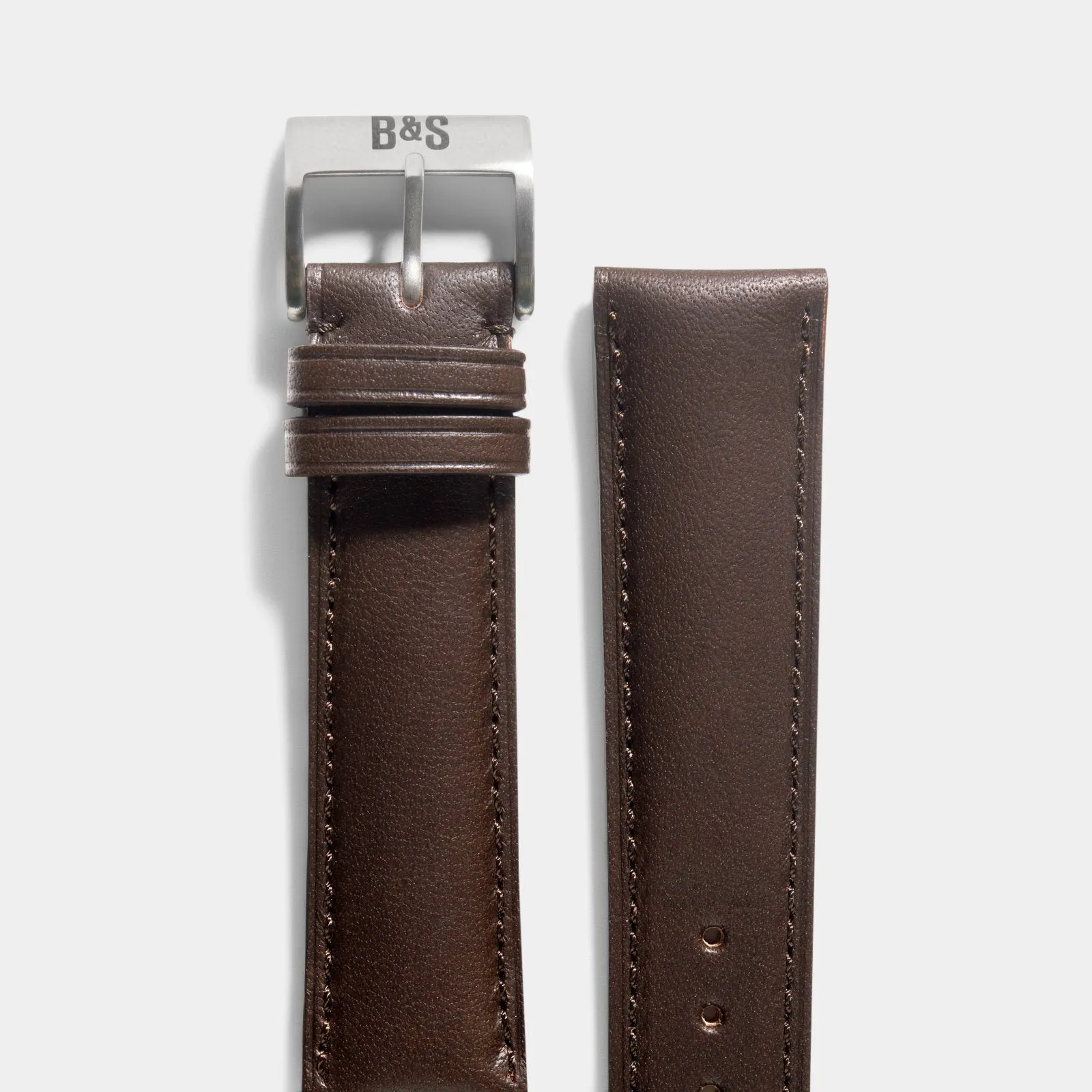 Antique Brown Leather Watch Strap