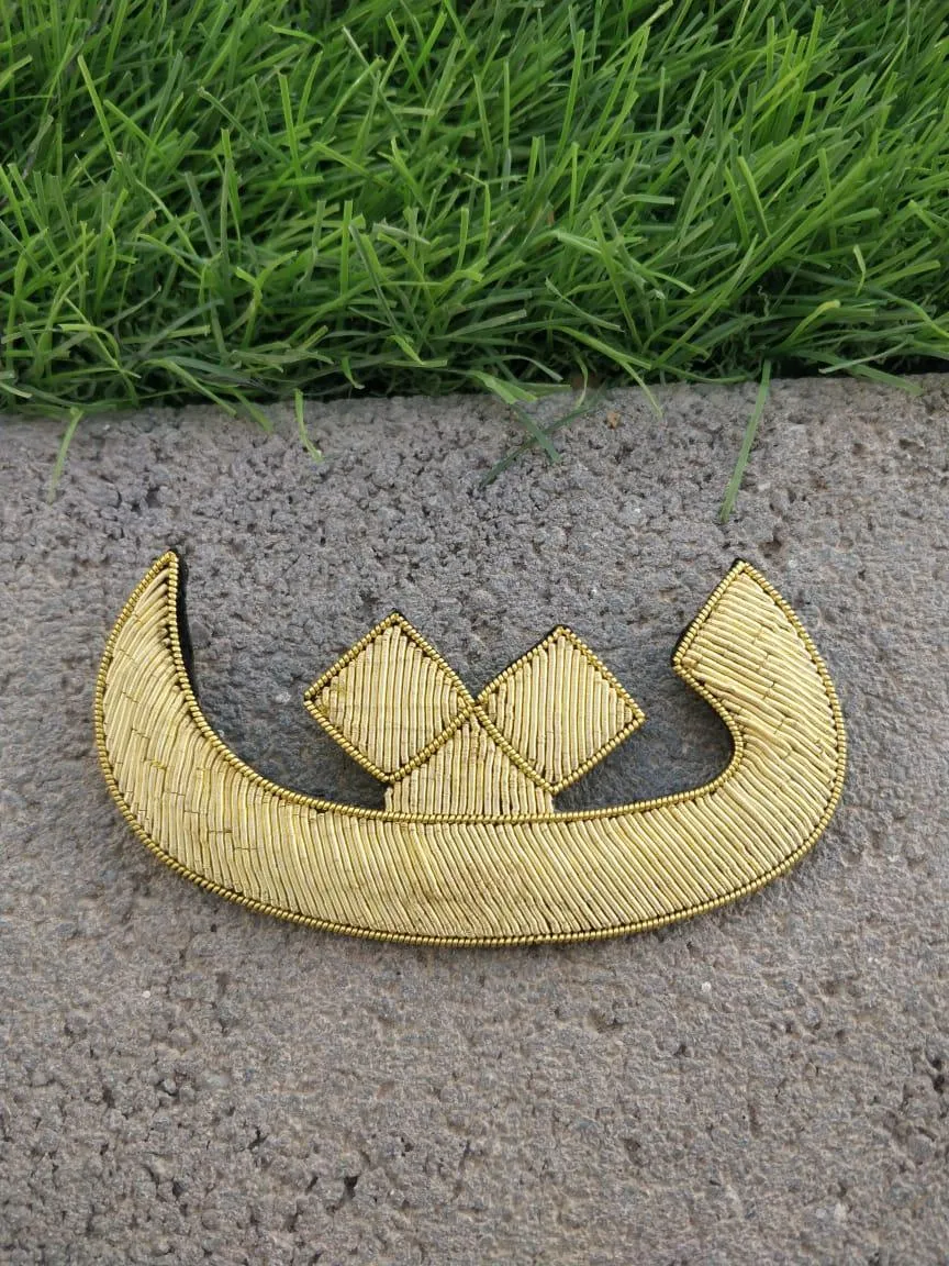 Arabic Letter Embroidered Pin