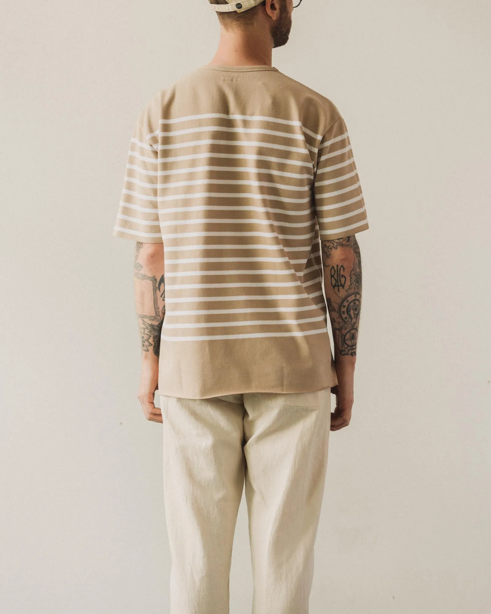 Arpenteur Pontus Tee, Sand/White