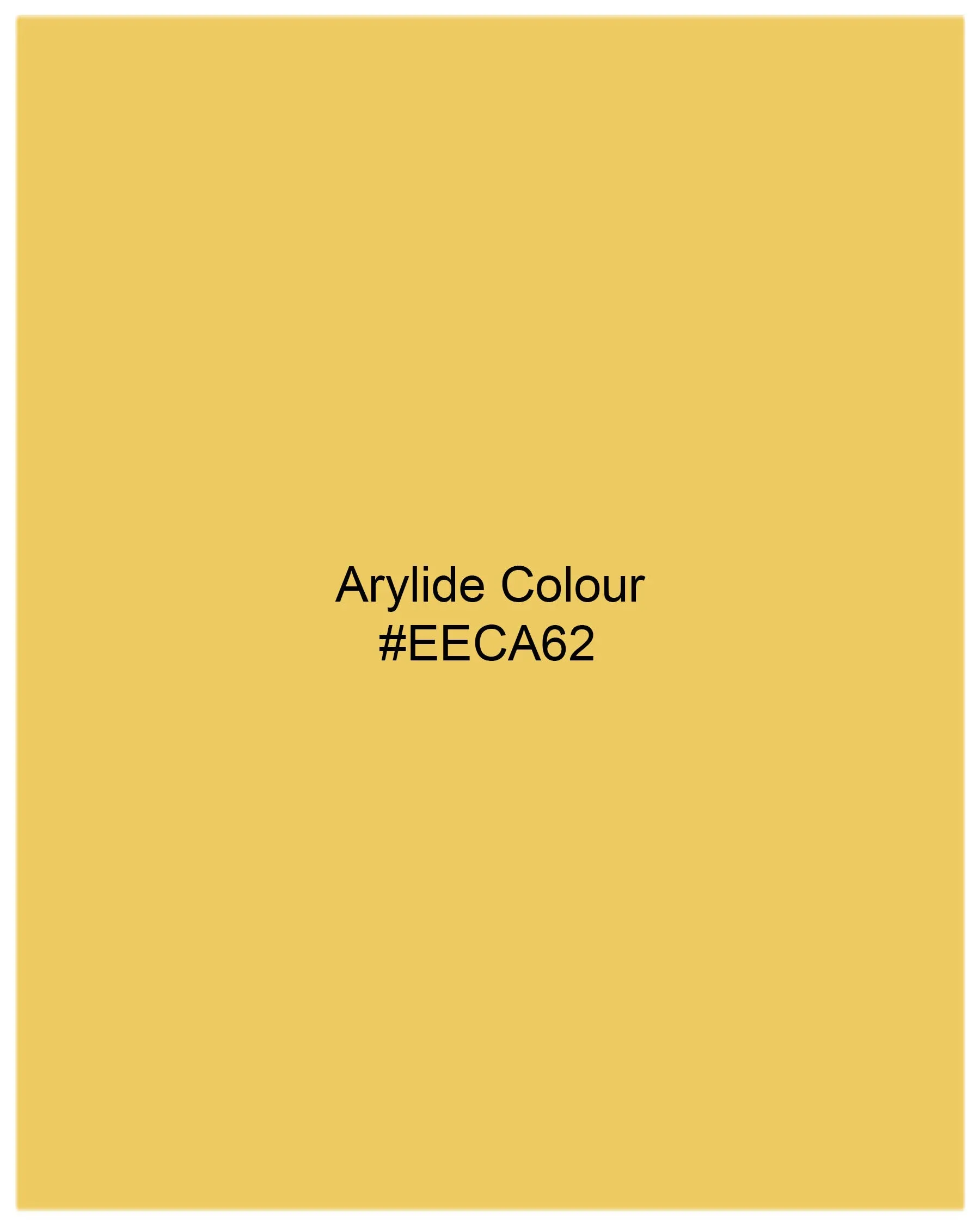 Arylide Yellow Checked Dobby Textured Premium Giza Cotton Shirt