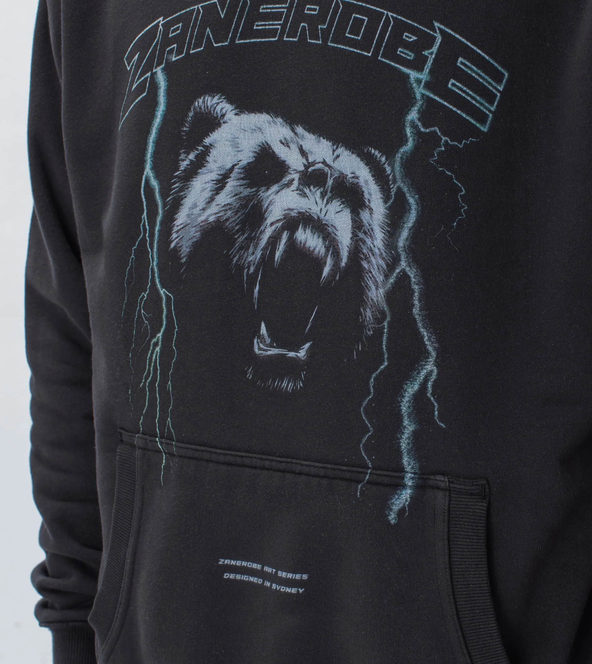 Bear Lowgo Hood Sweat GD Black