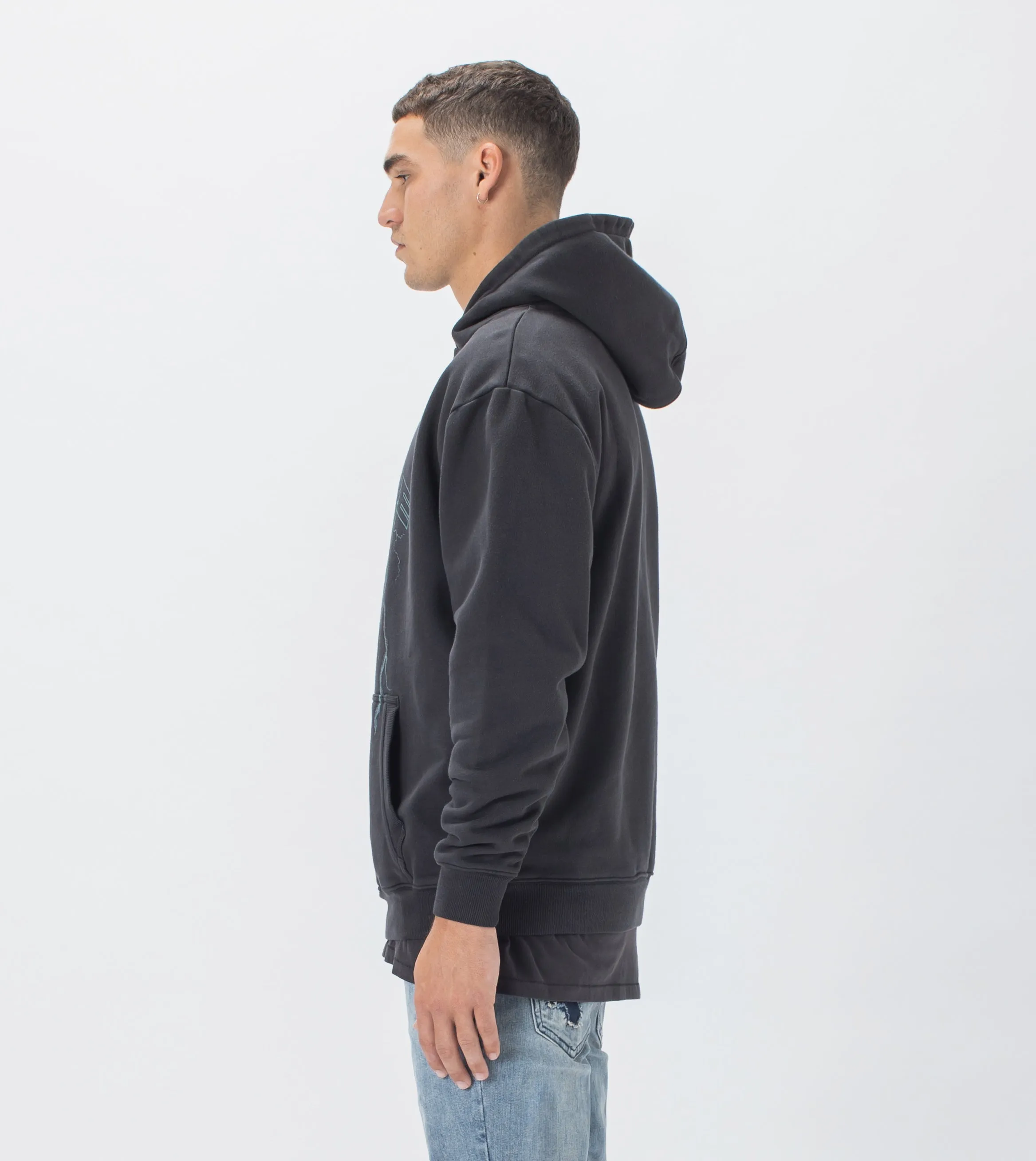 Bear Lowgo Hood Sweat GD Black