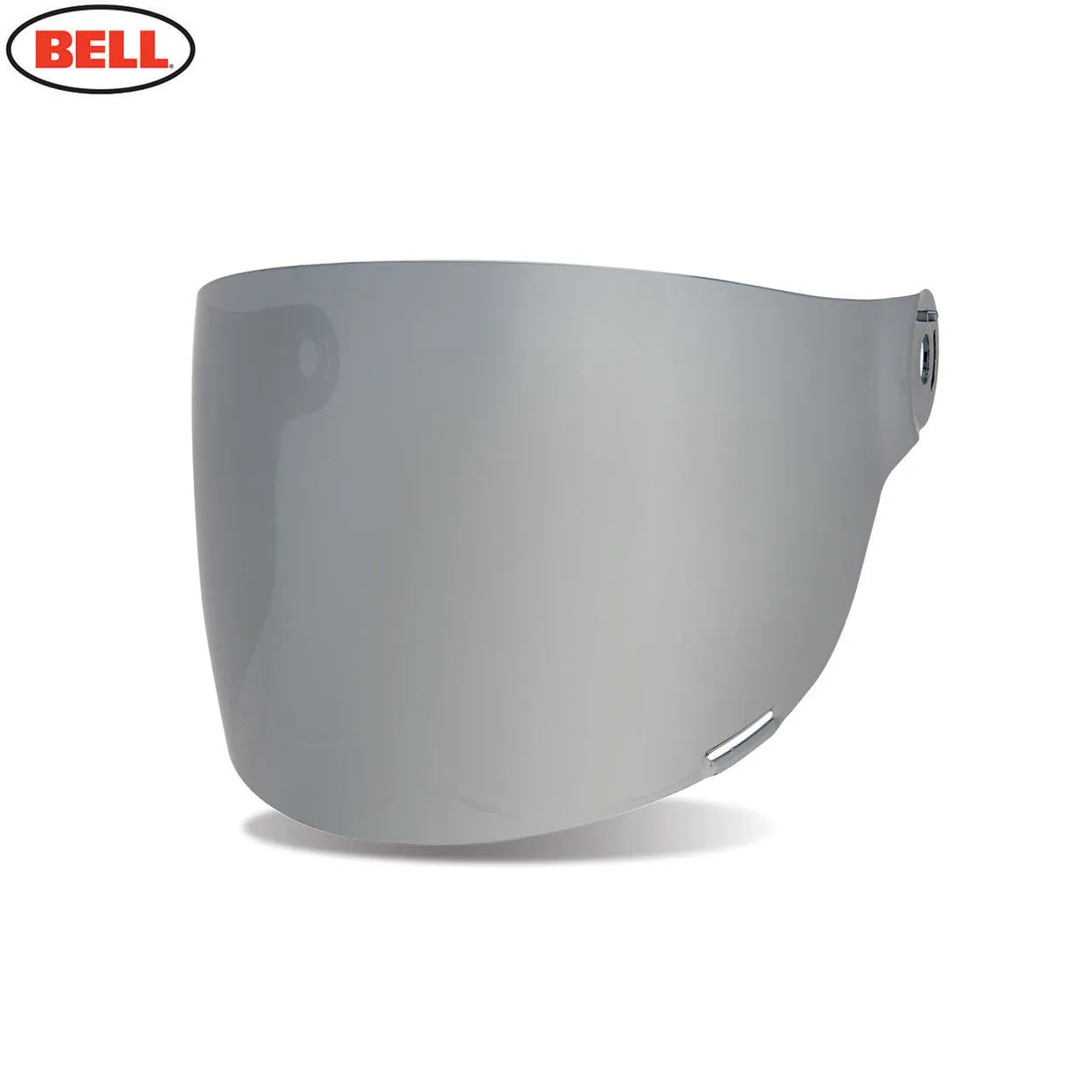 Bell Bullitt Flat Visor (Black Tabs) - Dark Silver Iridium