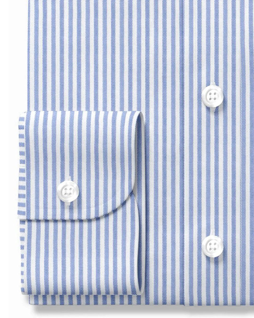 Blue Dress Stripes on White