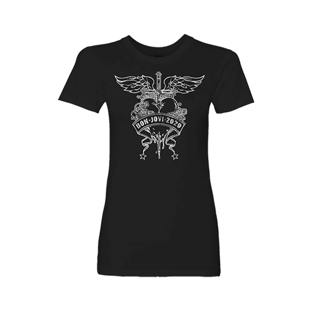 Bon Jovi 2020 Heart & Dagger Women's T-Shirt