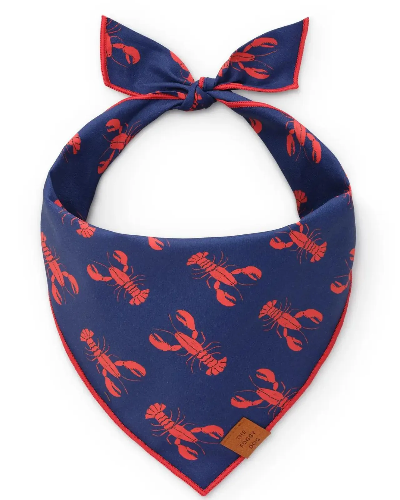 Catch of the Day Navy Dog Bandana (Made in the USA)