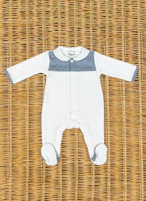 Chenille Check Sleepsuit