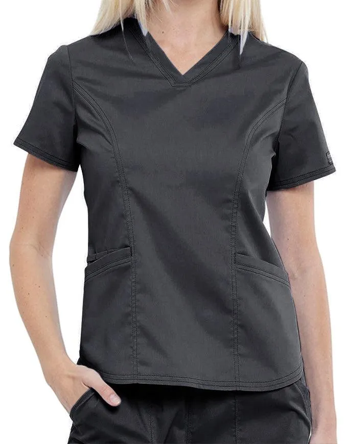 Cherokee Workwear Revolution Women's V-Neck Top