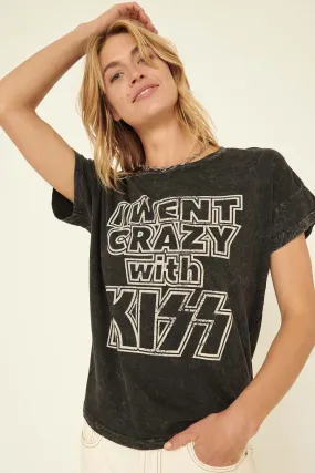 Crazy with KISS Vintage-Wash Graphic Tee