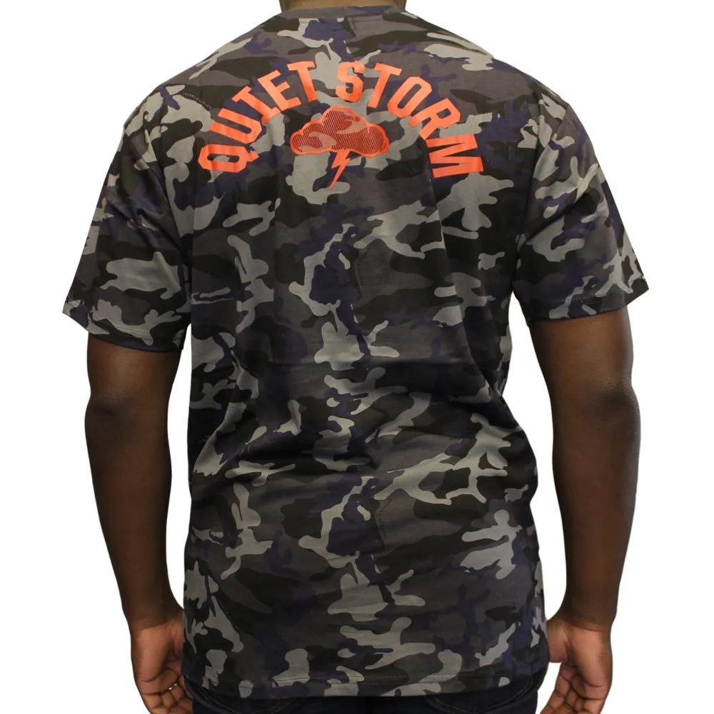 Crooks & Castles Quiet Storm T-Shirt Black Camo