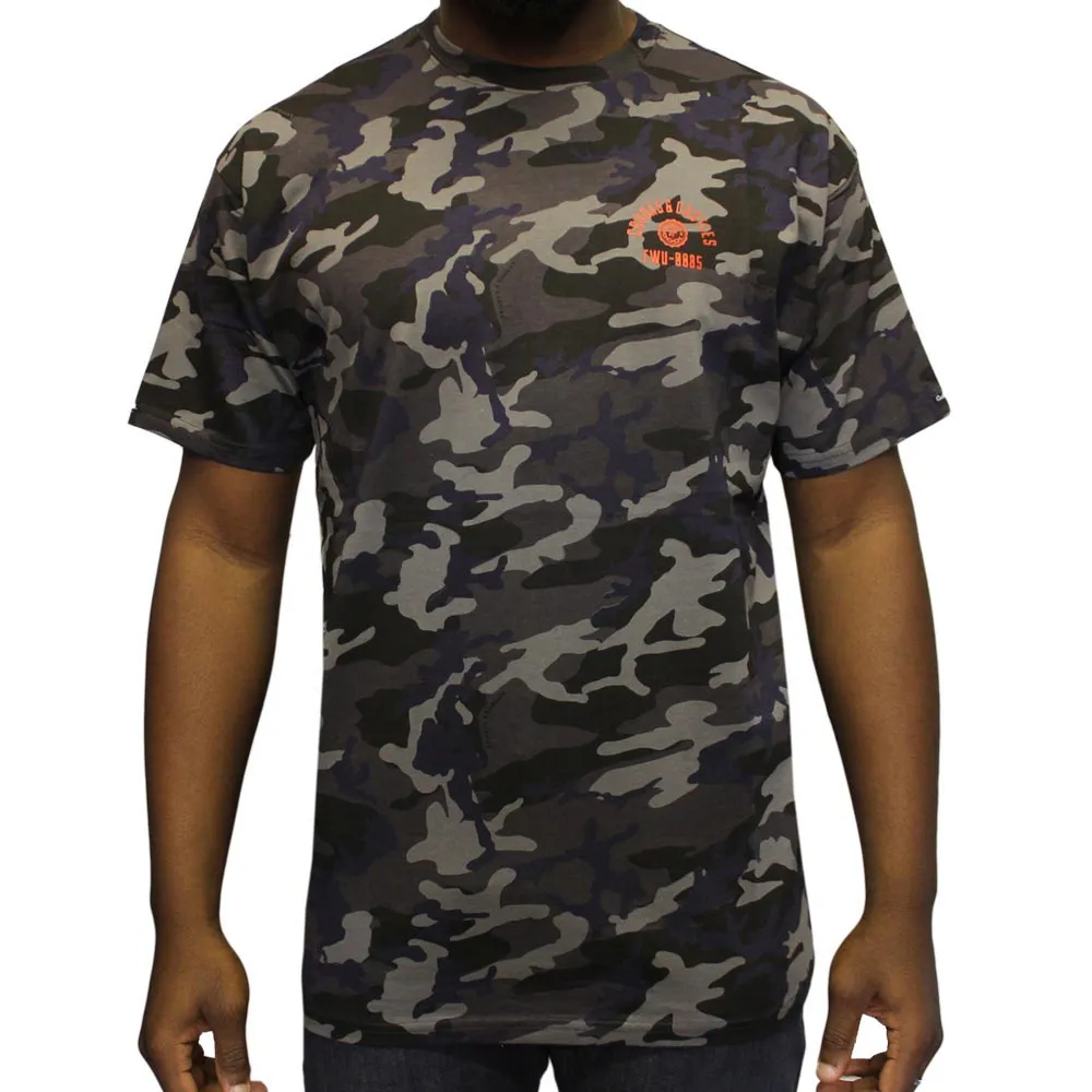 Crooks & Castles Quiet Storm T-Shirt Black Camo