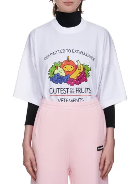 'Cutest of Fruits' Tee (UA52TR360W-WHITE)