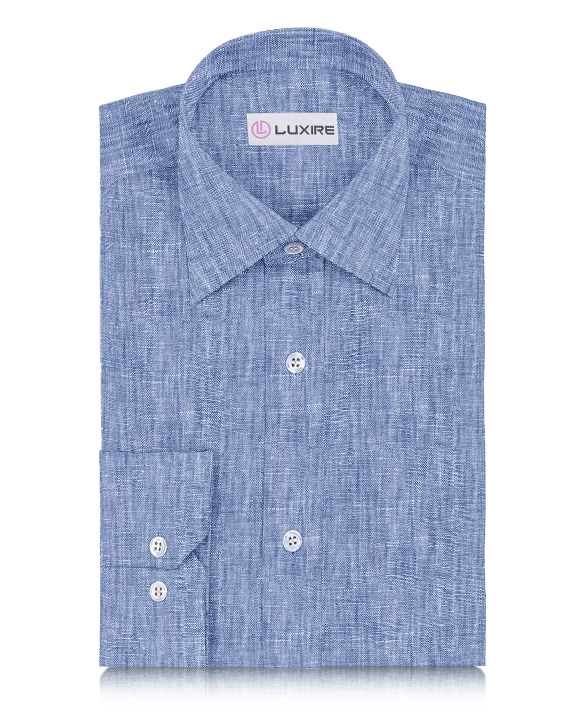 Dark Blue Linen Shirt