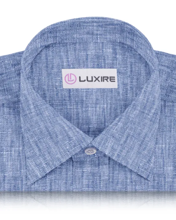 Dark Blue Linen Shirt