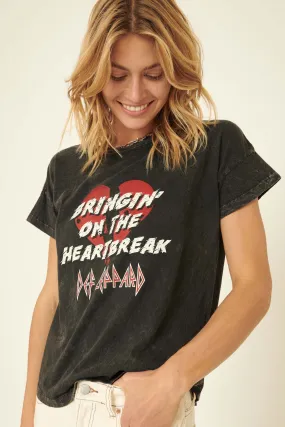 Def Leppard Heartbreak Vintage Graphic Tee