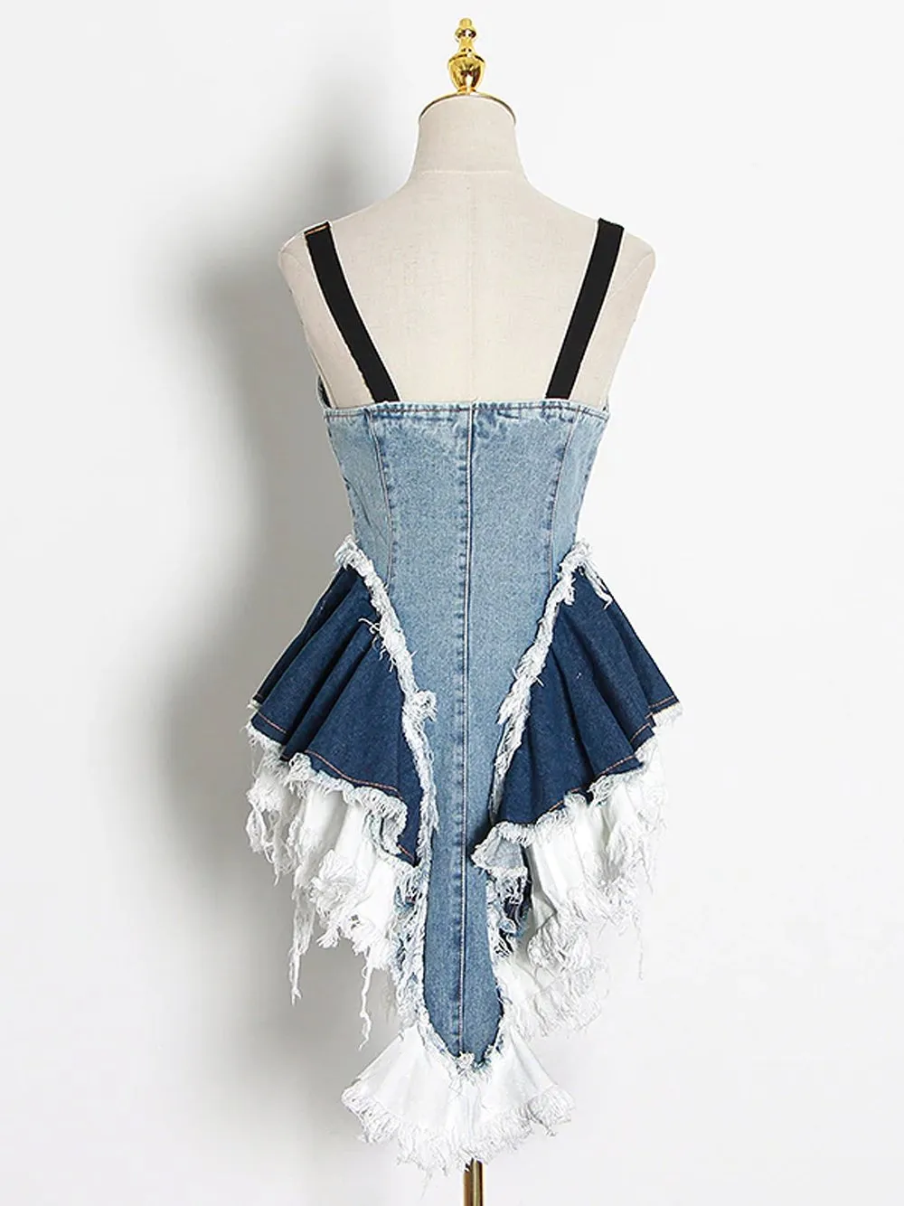 Denim Corset