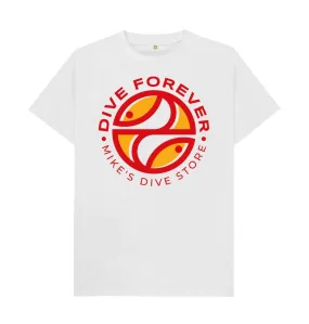 Dive Forever T-Shirt Orange Outline