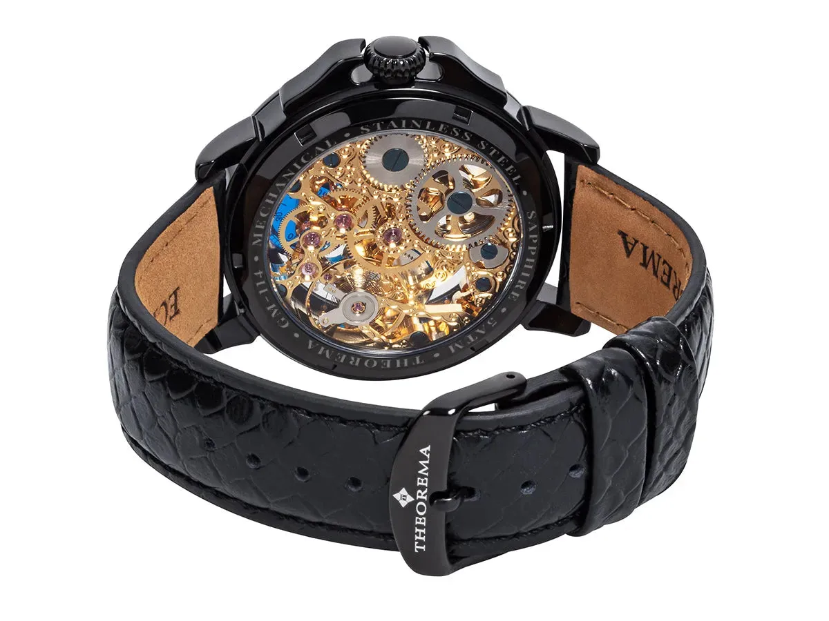 Dual-Time Buenos Aires GM-114-4 | Black | Theorema, Germany