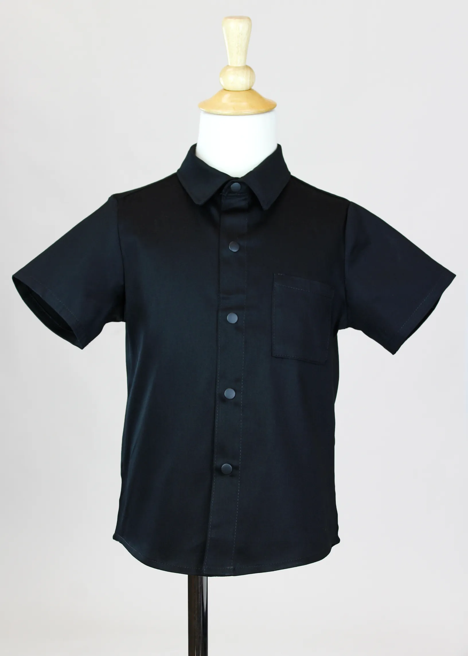 Embroidered Caferacer Boy Top #LBET-CR