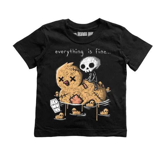 Everything is Fine Kids Tee