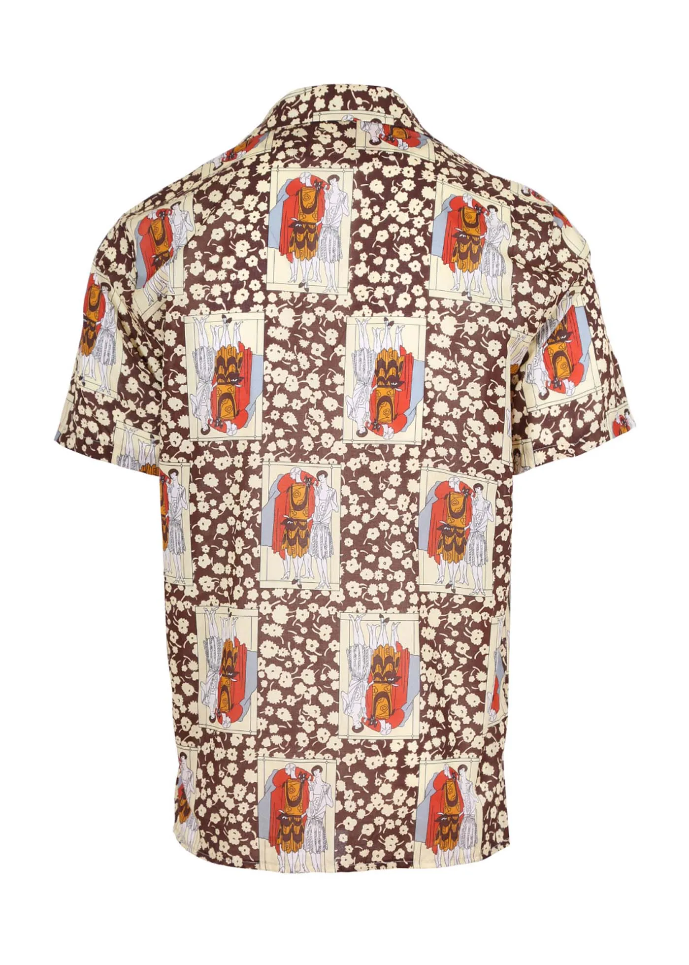 Felix Hawaiian Shirt Chocolate