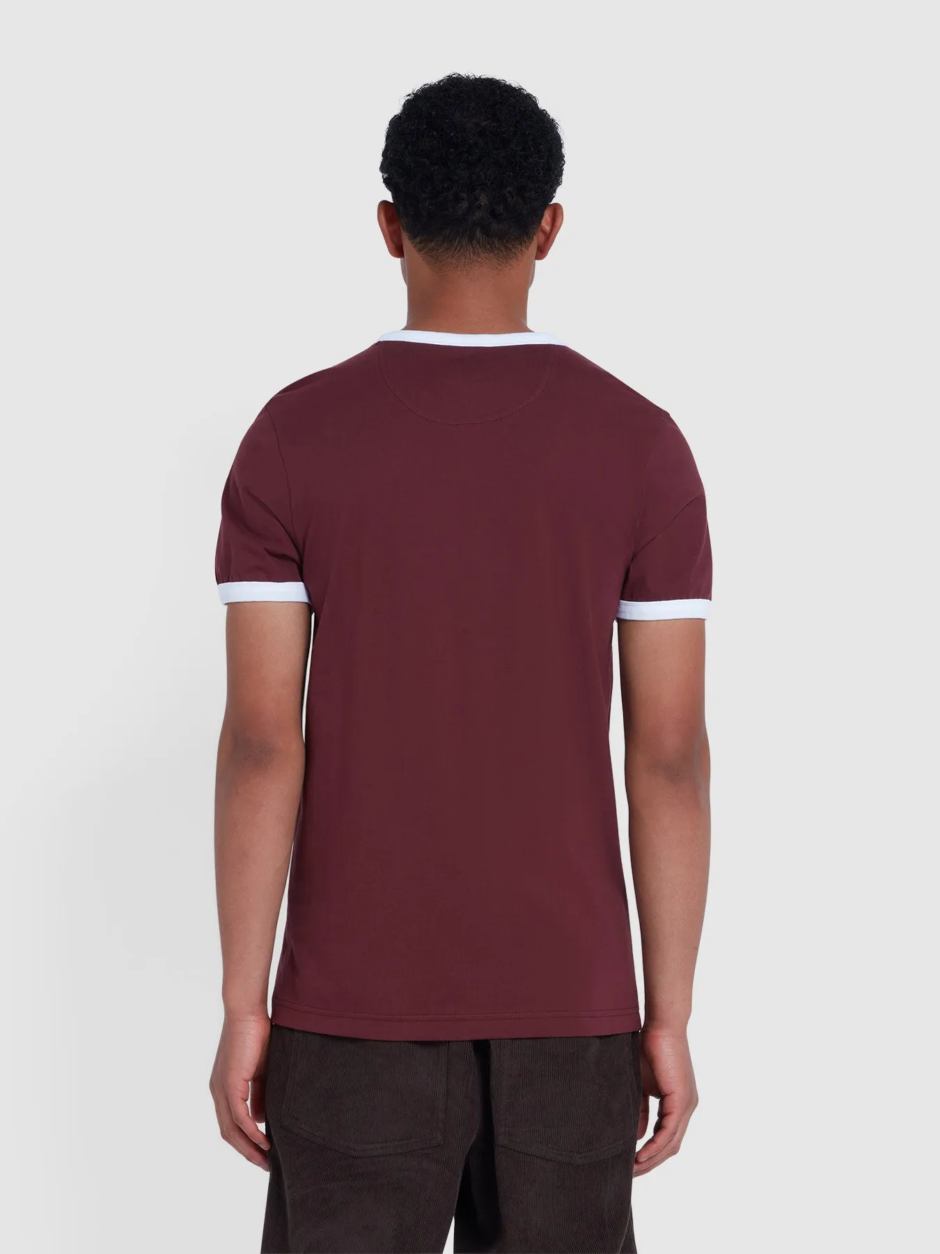 Fox Ringer T-Shirt In Farah Red