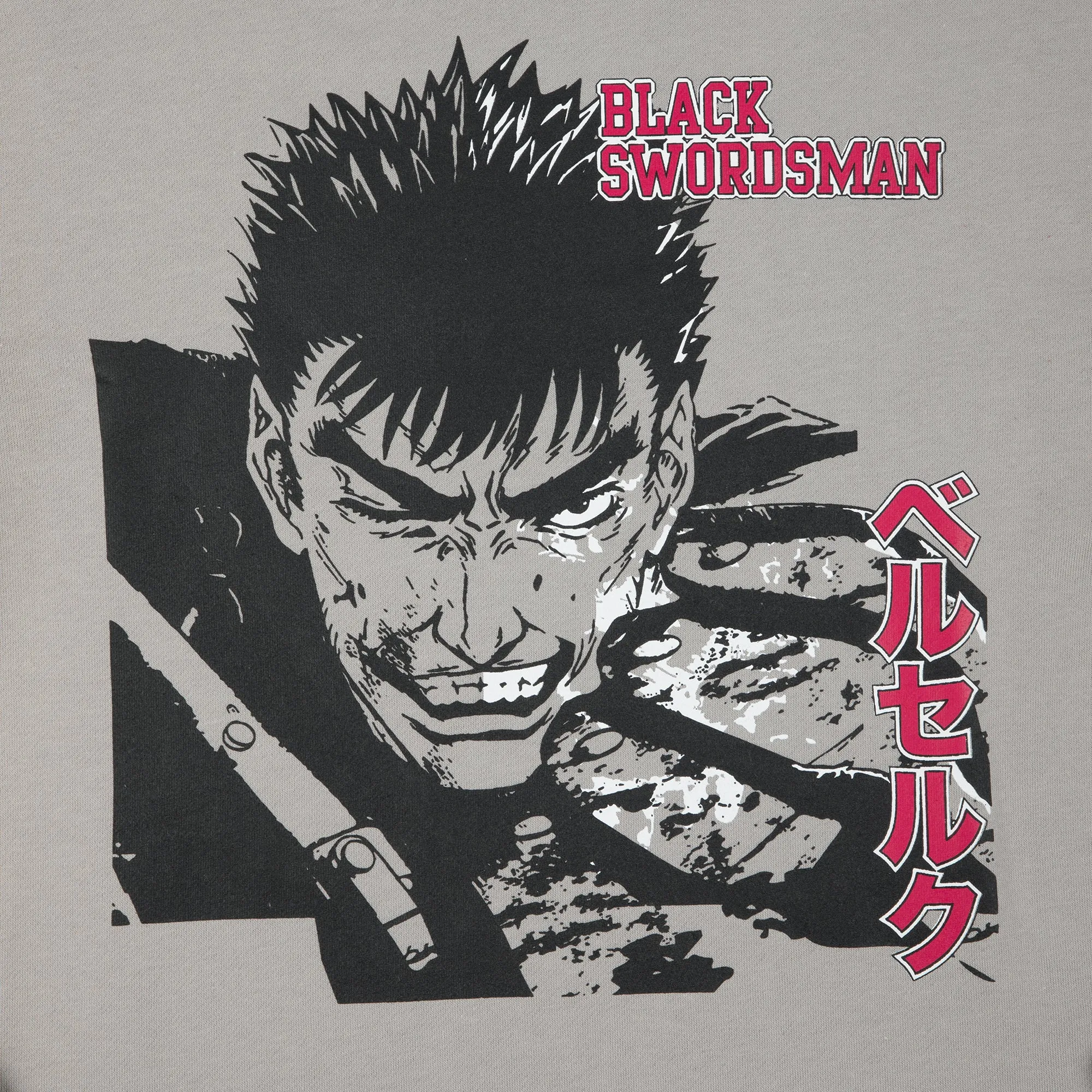 Guts Black Swordsman Grey Sweatshirt