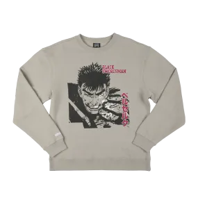 Guts Black Swordsman Grey Sweatshirt