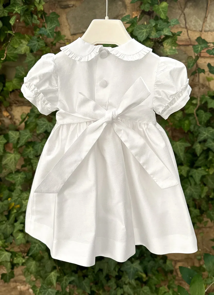 Handmade Smock Cotton Silk Dress