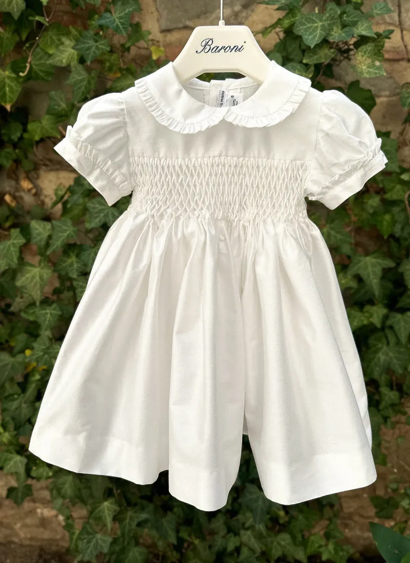 Handmade Smock Cotton Silk Dress