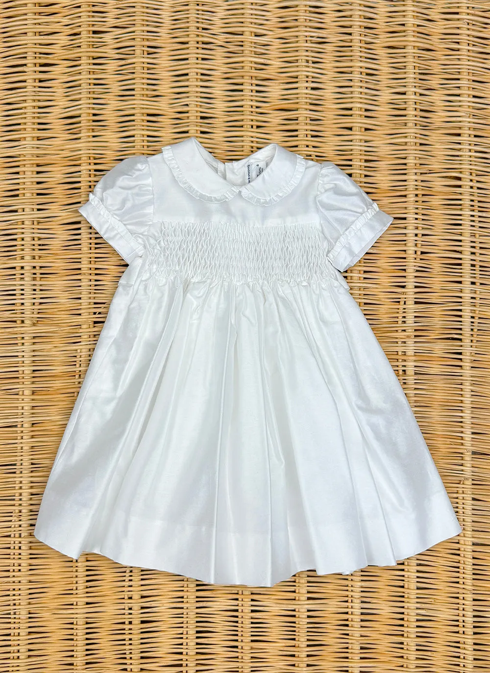 Handmade Smock Cotton Silk Dress