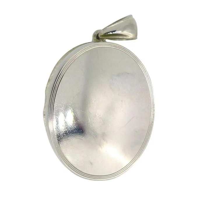 Horse Shoe Silver Locket