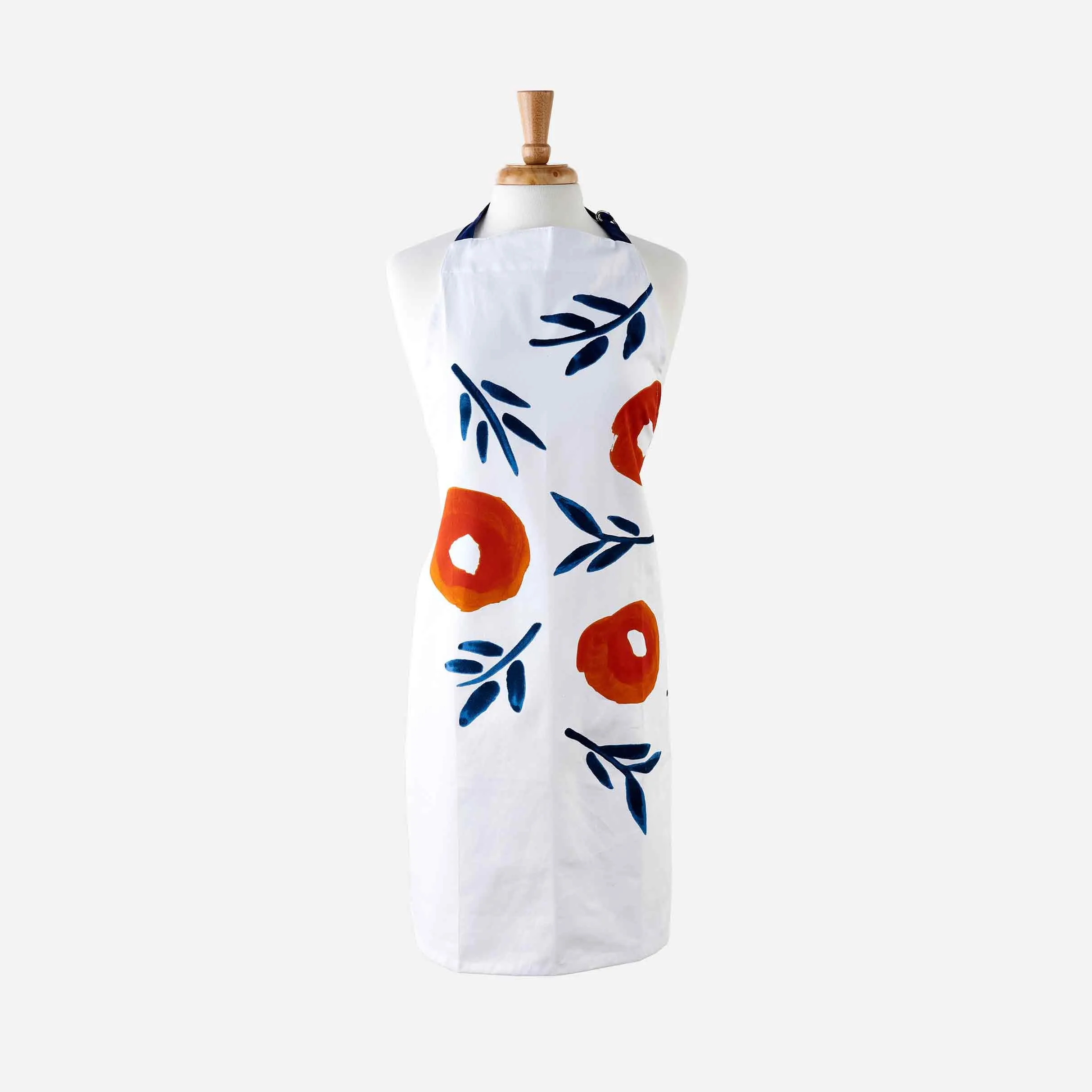 Inky Poppies Apron