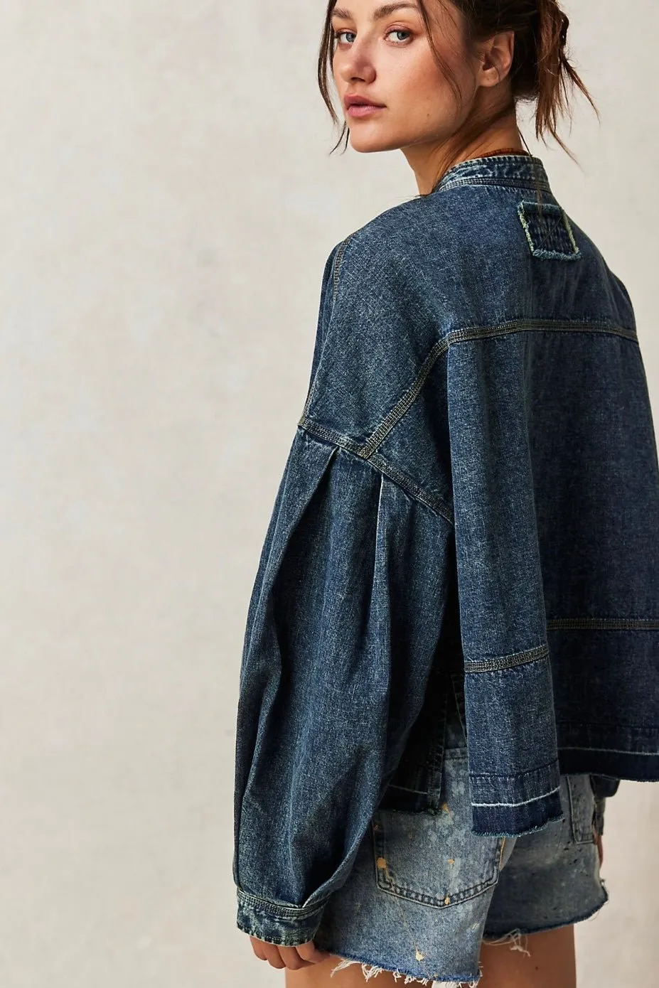 JUDE DENIM PULLOVER