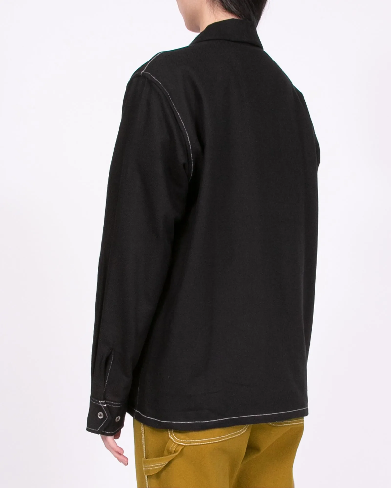 LS Boxy Shirt - Black