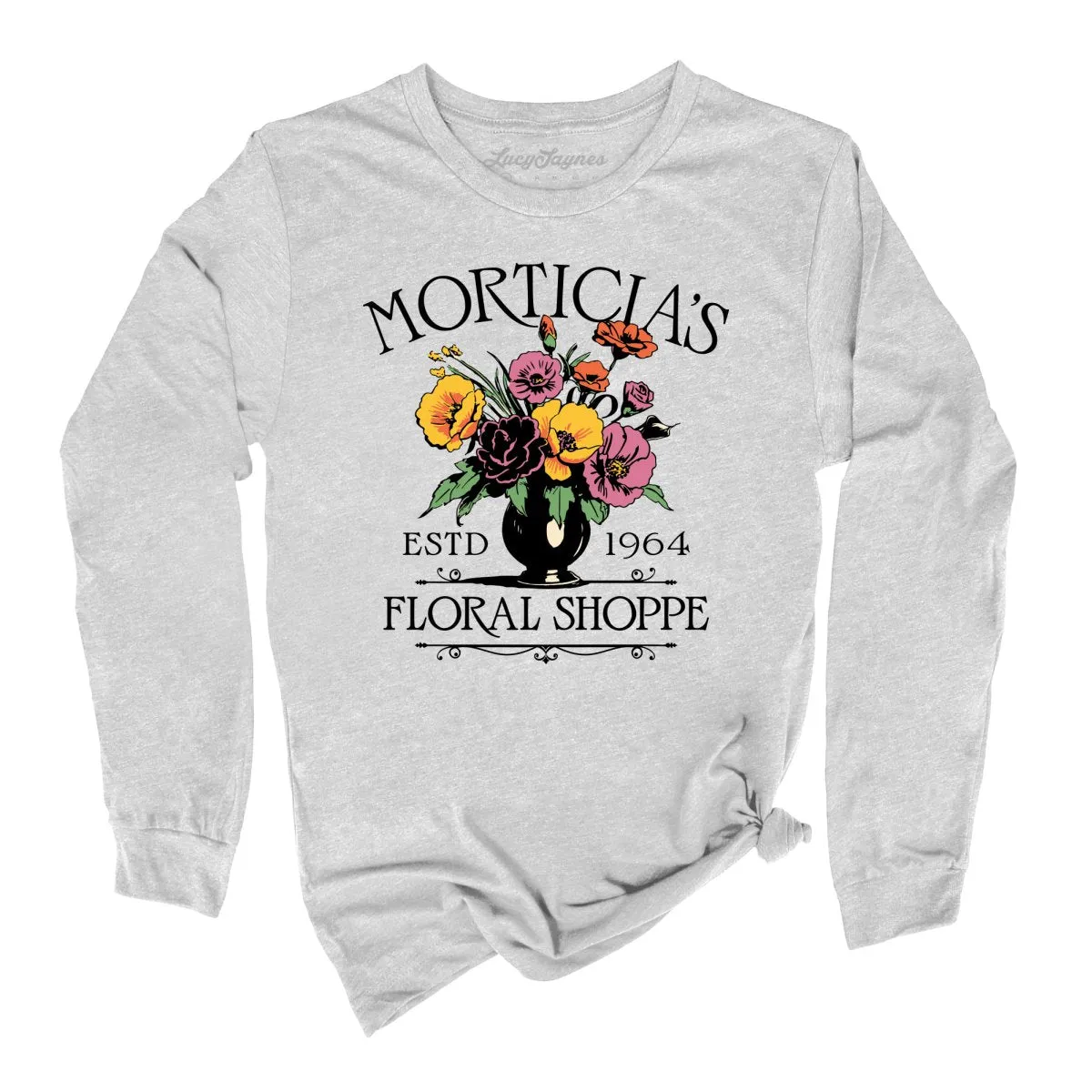 Morticia's Floral Shoppe Long Sleeve Tee