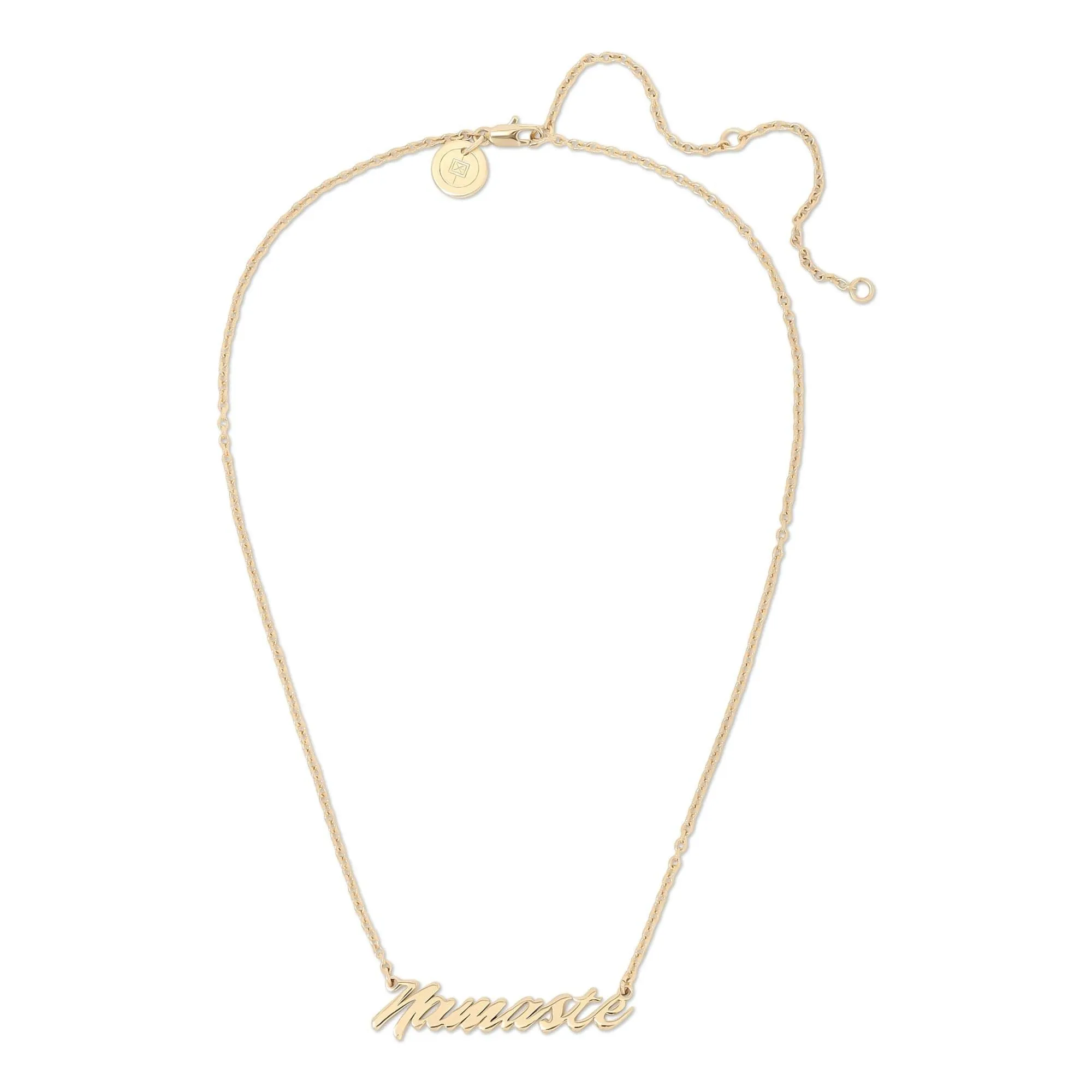 Namaste Script Necklace