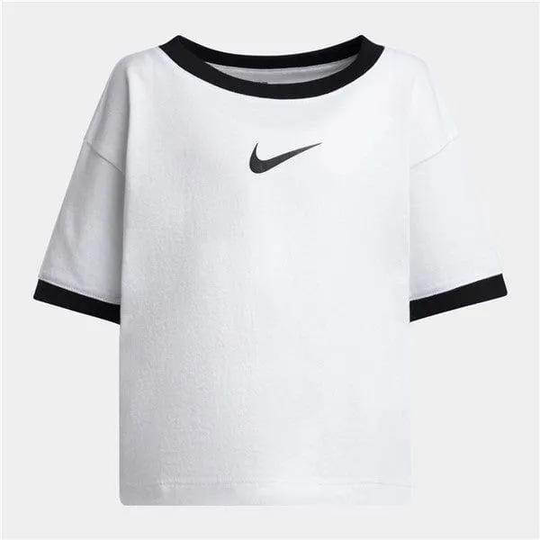 NIKE SWOOSH RINGER TEE_ PRESCHOOL