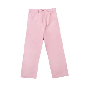 Pigment Straight Cut Denim - Baby Pink